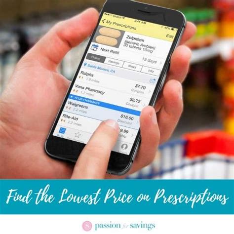 how to find cheapest prescriptions in your area
